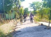 Warga Kesongo Sumringah, Jalan Cor TMMD 129 Bojonegoro Mulai Tunjukkan Hasil
