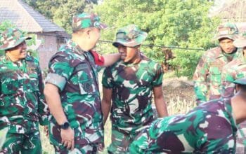 TMMD 129 Bojonegoro Dikebut, Dansatgas Ingatkan Kualitas dan Keselamatan Kerja