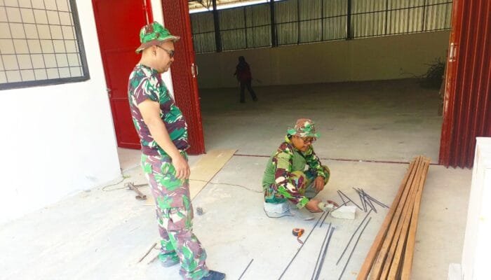 Satgas TMMD Bojonegoro Siapkan Musholla Nyaman di Rest Area Untuk Pengguna Jalan