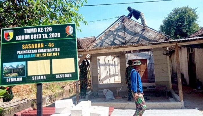 TMMD Bojonegoro Hadirkan Harapan Baru untuk Ibu Saelah