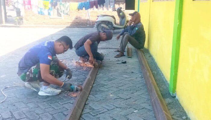 TMMD Bojonegoro untuk Kesongo, Jembatan Brang Etan Dibangun Lebih Kokoh