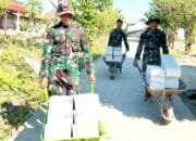TMMD 129 Bojonegoro, Gerobak Dorong Buktikan Alat Sederhana Bisa Hasilkan Karya Besar