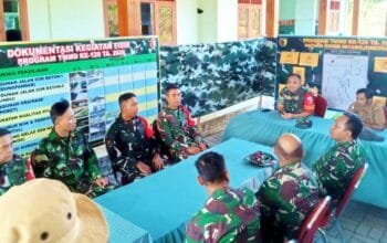 Data dan Lapangan Harus Sama, Dansatgas TMMD 129 Bojonegoro Lakukan Pemeriksaan Langsung