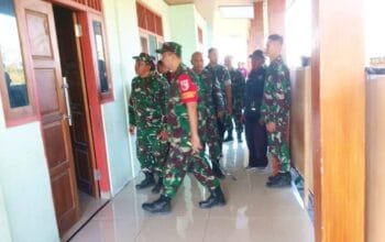 Dansatgas TMMD Bojonegoro Perkuat Soliditas Personel Lewat Kunjungan Posko