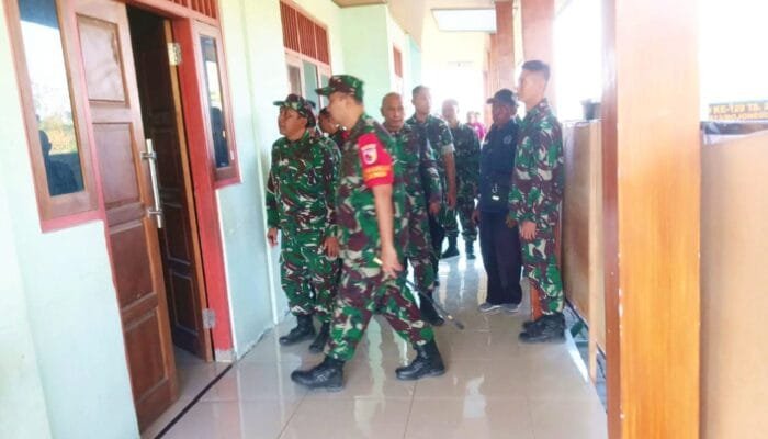 Dansatgas TMMD Bojonegoro Perkuat Soliditas Personel Lewat Kunjungan Posko