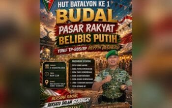 Semarak HUT Yonif TP-885, Bazar UMKM Bojonegoro hingga Kembang Api Siap Menghibur