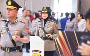 Polwan Pertama Pimpin Polres Bojonegoro, AKBP Yenni Minta Ini