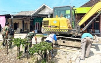 TMMD 129 Bojonegoro Perkuat Infrastruktur Desa Lewat Pembangunan Drainase