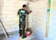 Gotong Royong Satgas TMMD Bojonegoro dan Warga Wujudkan Rumah Layak Huni di Desa Kesongo