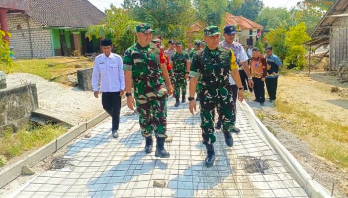 Progres TMMD 129 Bojonegoro Dipuji Tim Wasev, Desa Kesongo Diyakini Semakin Maju dan Produktif