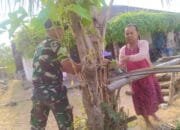 Kopi Hangat dan Gotong Royong Warnai TMMD 129 Bojonegoro