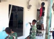 Satgas TMMD 129 Bojonegoro Percantik Rumah Mbah Samijan, Hasilnya Bikin Terharu