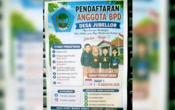 Ingin Jadi Anggota BPD, Ini Jadwal dan Persyaratan di Desa Jubellor Sugio Lamongan img 20260805 wa0025