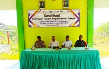 Dukung Kesehatan Masyarakat, TMMD ke-129 Bojonegoro Gelar Sosialisasi Keamanan Pangan di Kesongo