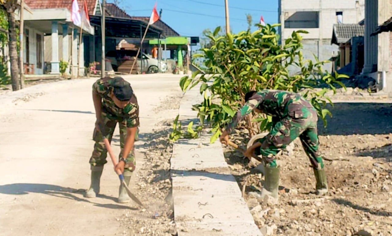 TNI dan Warga Kompak, Drainase TMMD 129 Bojonegoro Dikebut img 20260807 wa0018