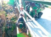 TMMD 129 Bojonegoro Sulap Jembatan Brang Etan Jadi Lebih Kokoh dan Aman