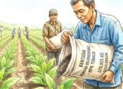 Musim Tembakau Makin Optimistis, Bantuan Pupuk NPK Rampung Dibagikan ke Petani Bojonegoro