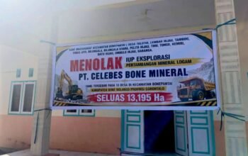 Gelombang Penolakan IUP PT Celebes Bone Mineral Menguat di Bone Balango