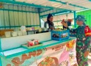 UMKM Kesongo Mulai Tempati Booth Container, Langkah Baru Penataan Rest Area TMMD ke 129 Bojonegoro
