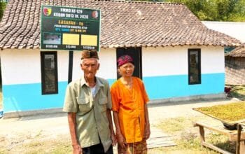 Usia 84 Tahun, Mbah Kardo Dapat Rumah Layak dari TMMD Bojonegoro