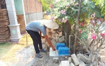 Warga Bekatul Bersyukur, Sumur Bor TMMD 129 Bojonegoro Mulai Mengalir