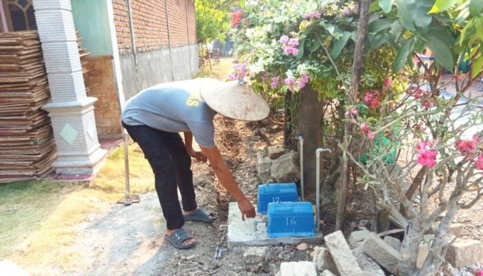 Warga Bekatul Bersyukur, Sumur Bor TMMD 129 Bojonegoro Mulai Mengalir