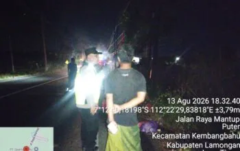 Nyaris Meluas, Kebakaran Tebu di Kembangbahu Lamongan Cepat Dipadamkan