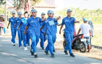 53 SD hingga 41 Peserta Umum Ramaikan Gerak Jalan Purwosari Bojonegoro