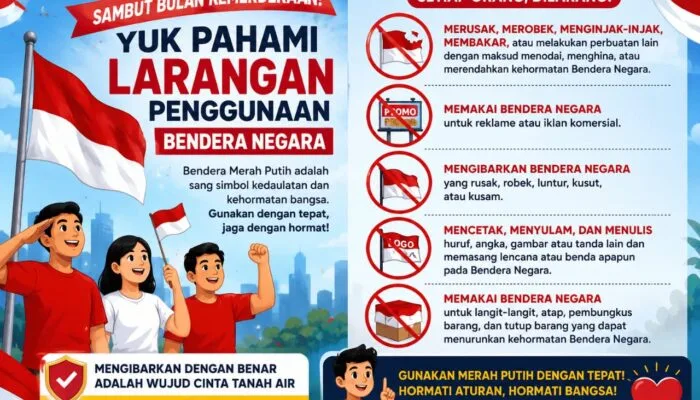 Mau Pasang Bendera Merah Putih, Hindari 5 Larangan Ini