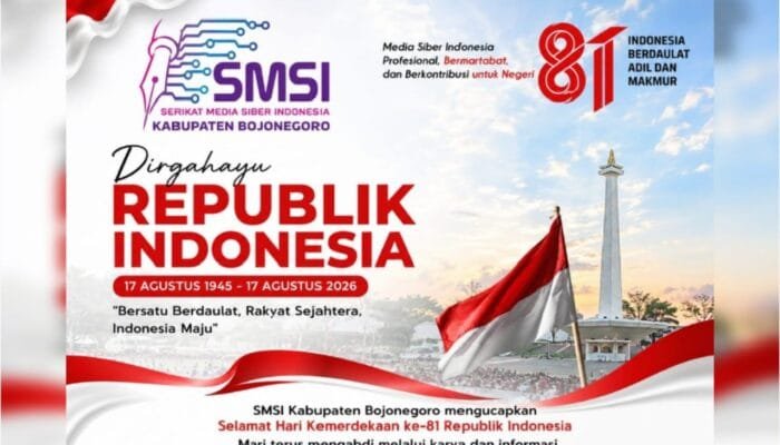 HUT ke-81 RI, SMSI Bojonegoro Soroti Nasib Pers dan Kesejahteraan Wartawan
