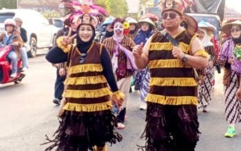 Semarak Karnaval HUT RI ke-81, Koramil Pucuk Lamongan Angkat Isu Ketahanan Pangan