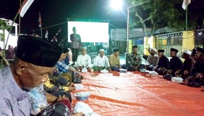 Pesan Kades Mudung Kepohbaru Bojonegoro di Tasyakuran HUT RI: Warga Harus Guyub