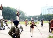 186 Taruna Turun ke Jalan, Parade Gemantara Bikin Warga Bojonegoro Terpukau