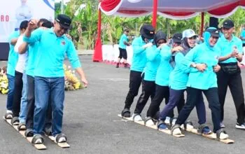 Semarak HUT ke-81 RI, Forkab Bojonegoro Hadirkan Egrang hingga Skateboard