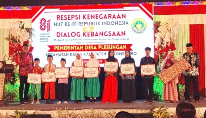 Malam Kemerdekaan di Plesungan Bojonegoro Dikemas Unik, Warga Disuguhi Pesta Kebun