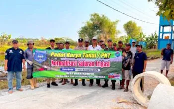 Babinsa Pucuk Lamongan Bantu Petani, Ketahanan Pangan Jadi Sasaran