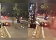 Bikin Geger, Pria Tanpa Busana Serang Pengendara Motor di Lenteng Agung Jakarta Selatan