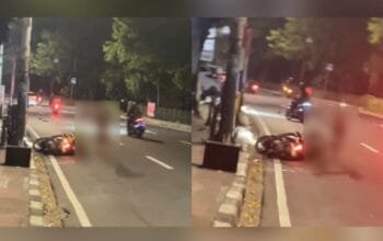 Bikin Geger, Pria Tanpa Busana Serang Pengendara Motor di Lenteng Agung Jakarta Selatan