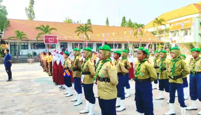 HUT RI di Modo Lamongan Makin Meriah, Pelajar Tampilkan PBB Kreasi