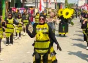 HUT RI, Ogoh-ogoh Raksasa Muncul di Karnaval 17 Agustus Timbuan Tambak Menjangan Lamongan