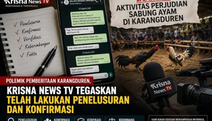 Krisna News TV Ungkap Proses di Balik Berita Sabung Ayam Karangduren Jember
