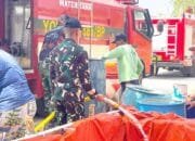 Batalyon Yonif TP 885 Gandeng SMPN 1 Dander Guyur Air Bersih ke Warga Sendangharjo Bojonegoro