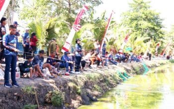 Cara Nyentrik Polres Bojonegoro Garansi Keamanan Wilayah Lewat Mancing
