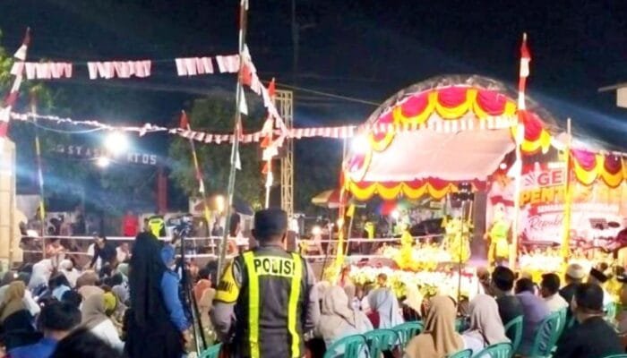 Hiburan Musik Elekton di Clangap Sumengko Kalitidu Bojonegoro Dipantau Ketat Kepolisian