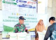 Bantuan Beras 30 Kg per Keluarga Dibagikan di Duriwetan Lamongan