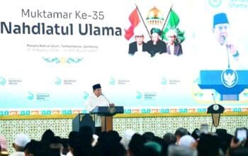 Muktamar NU Jombang, Prabowo Ungkap Makna Jas Ijo di Hadapan Ribuan Nahdliyin