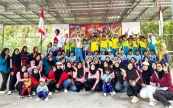 Ratusan Warga Ramaikan Jalan Sehat SDN 01 Tambakmenjangan Sarirejo Lamongan