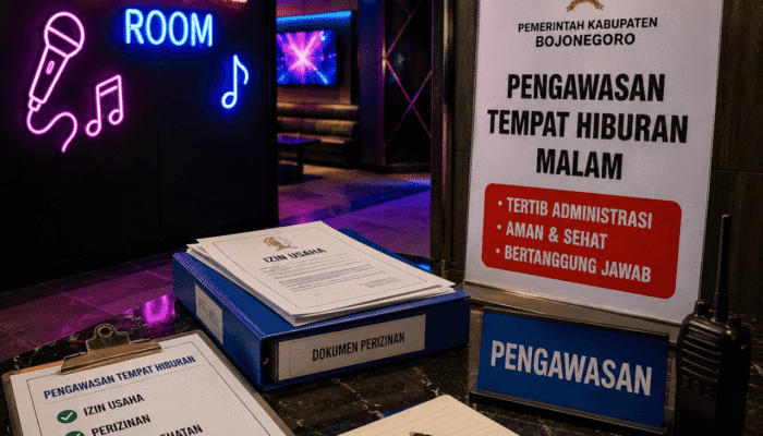 Karaoke di Bojonegoro Jadi Sasaran Penyisiran, Pemkab Soroti Legalitas Usaha dan Kesehatan Pekerja