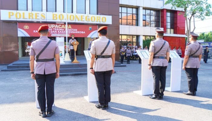 Dua Pejabat Polres Bojonegoro Dimutasi, Siapa Penggantinya