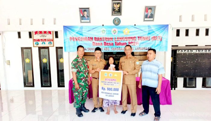 BLT DD Cair, Babinsa Sukorame Lamongan Pastikan Warga Tak Terlewat